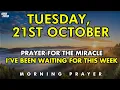 Download Lagu October 21st | Prayer for the Miracle I’ve Been Waiting For – Asking God to Bring Hope \u0026 Blessings