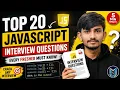 Top 20 JavaScript Interview Questions Every Fresher Must Know