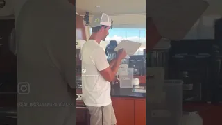Math class on a boat