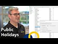 Schedule Public Holidays in System Manager Tech Tips with Phil