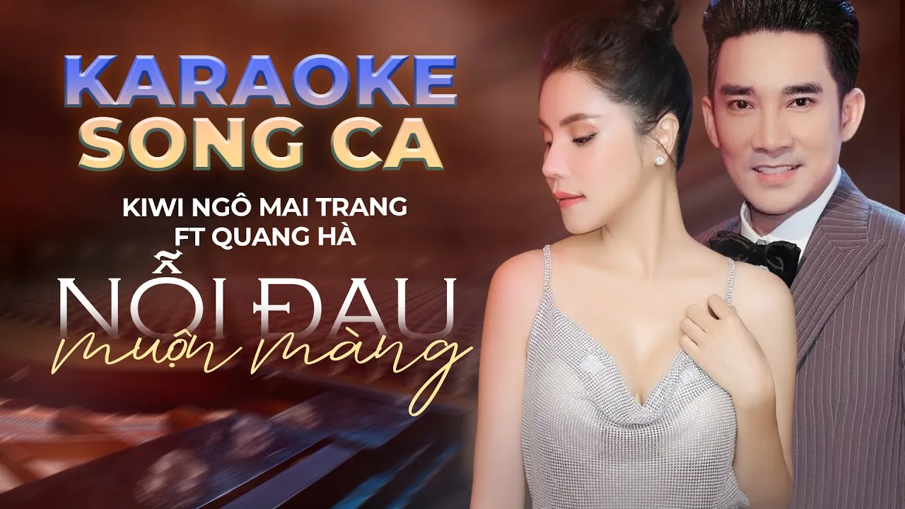 [KARAOKE] Song Ca - Nỗi Đau Muộn Màng | Kiwi Ngô Mai Trang ft. Quang Hà | BEAT CHUẨN