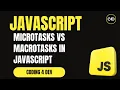 Microtasks vs Macrotasks in JavaScript Event Loop Explained with Code Examples