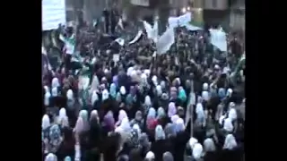 حمص حاشدة بحي الخالدية 21 12 2011 جنة جنة والله يا وطنا بقيادة البطل الساروووت  حمص حاشدة بحي الخالدية 21 12 2011 جنة جنة والله يا وطنا بقيادة البطل الساروووت