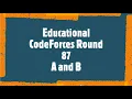 Educational CodeForces Round 87 A - Alarm Clock B