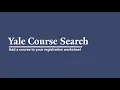 How Yale College Students Register for Courses