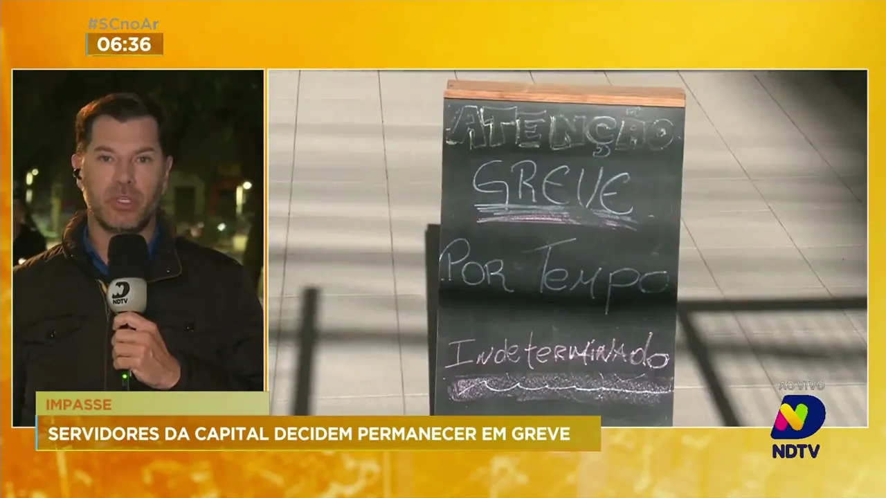 Assembleia dos servidores públicos municipais de Florianópolis decide pela permanência da greve