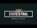 Static and final keyword in java Java Bangla Tutorial Static and final