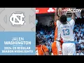 Jalen Washington 2024-25 Regular Season Highlights North Carolina Guard