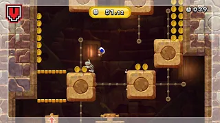 Stoneslide Tower Climb Gold medal NEW SUPER MARIO BROS U DELUXE walkthrough