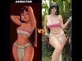 Download Lagu Who is better ? Real vs Animation  #shorts #animememes #hentai