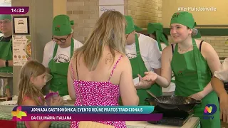 Jornada Gastronômica celebra a culinária italiana com pratos tradicionais