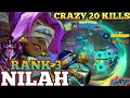 Lagu NILAH HYPER KILLER MVP PLAY! BRUTAL ONE SHOT OP BUILD - TOP 3 GLOBAL NILAH BY asphyxia隔離 - WILD RIFT