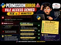 How to Fix PermissionError in Python Errno 13 Permission Denied Solutions