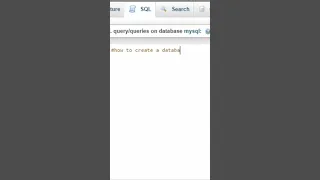 How to create Database in SQL
