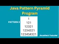 Java Pattern Pyramid Program Pattern 3 Master Nested For Loops