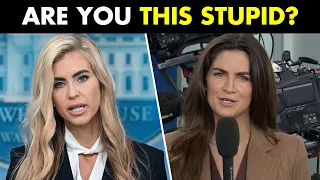 Trump's NEW Press Secretary SHUTS DOWN Low-IQ CNN Host With a LIVE TV Reality Check!