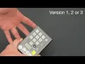 Ghost Controls Keypad Identification Version 1 2 or 3