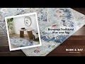 Brongerga Traditional Blue Area Rug