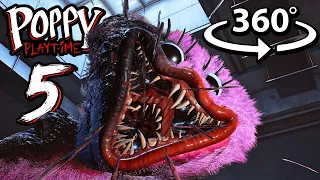 360° KISSY MISSY CHASES YOU in VR | Poppy Playtime Chapter 5