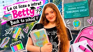 La ce liceu a intrat Betty? 📚 Back to scool 🖊️📕