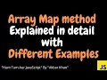 JavaScript Tutorial Array Map method explained in detail with example