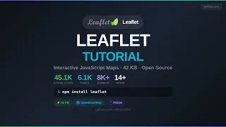 Leaflet Tutorial - Interactive JavaScript Maps Open Source Library