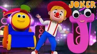 phonics letter j word play learning street with bob the train videos for babies by kids tv