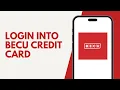 How To Login Into BECU Credit Card Online Account 2024 BECU Credit Card GUIDE