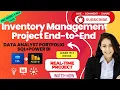 End-to-End Inventory Management Project SQL Power BI Real-Time Analytics Beginners Experts