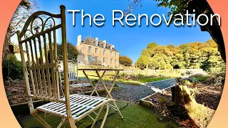 The CHATEAU Courtyard GARDEN Renovation BEGINS 