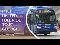 MTA M101 Full Bus Ride from East Village to Fort George XD40 Loan