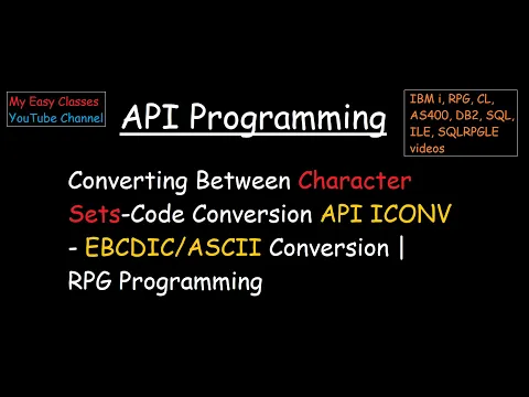Download MP3 ICONV - Convert characters from one CCSID to another in different codepage character set in RPG