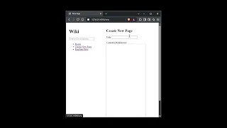 Project 1 - Wiki