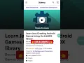 Learn Java Creating Android Games Using the LibGDX library