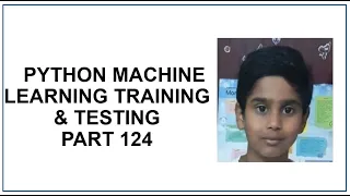 Python Machine Learning Training Testing Data set R Squared Prediction Python tutorial 124