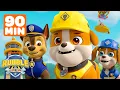 Download Lagu Rubble \u0026 Chase's Builder Cove Rescues! w/ Marshall, Rocky \u0026 Wheeler | 90 Minutes | Rubble \u0026 Crew