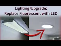DIY Lighting Upgrade Replace Fluorescent Light Fixtures with LED Light Fixtures