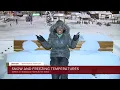 Boulder County A look at snow packed roads accumulation