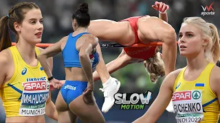 womens jump events finals in slow motion european athletics championships munich 2022