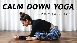 Yoga zum Entspannen | Nervensystem beruhigen & Stress loslassen | 30 Min. CALM DOWN YOGA