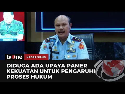 Konferensi Pers Danpuspom TNI, soal Oknum TNI Geruduk Polres Medan