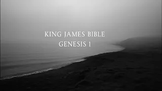 king james bible genesis 1 calm slow voice kjb creation story
