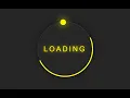CSS - Glowing Loader Ring ANIMATION