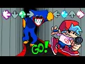 Download Lagu Friday Night Funkin' - Huggy Wuggy Chases BF in the Vents (Huggy Wuggy Vent V2)