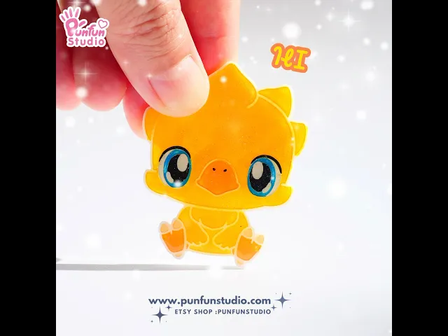 PAM 195 Choco Final Monster Mold / Fantasy / Painting Anime Mold / Silicone Mold