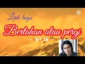 Download Lagu Bertahan atau pergi~ST12~#liriklagu