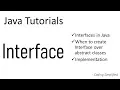 Java Tutorials Interfaces in Java Implementation When to use Interface