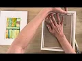 How to professionally frame original artwork using IKEA frames