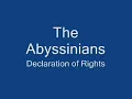 The Abyssinians - Declaration of Rights