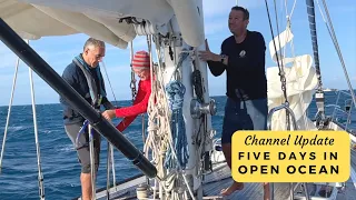 Five Days Sailing At Sea – Rough Seas, Seasickness, & One Big Open Ocean!